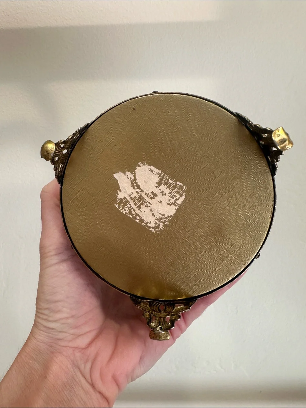 Vintage matson style Gold Decorative Vanity Set -